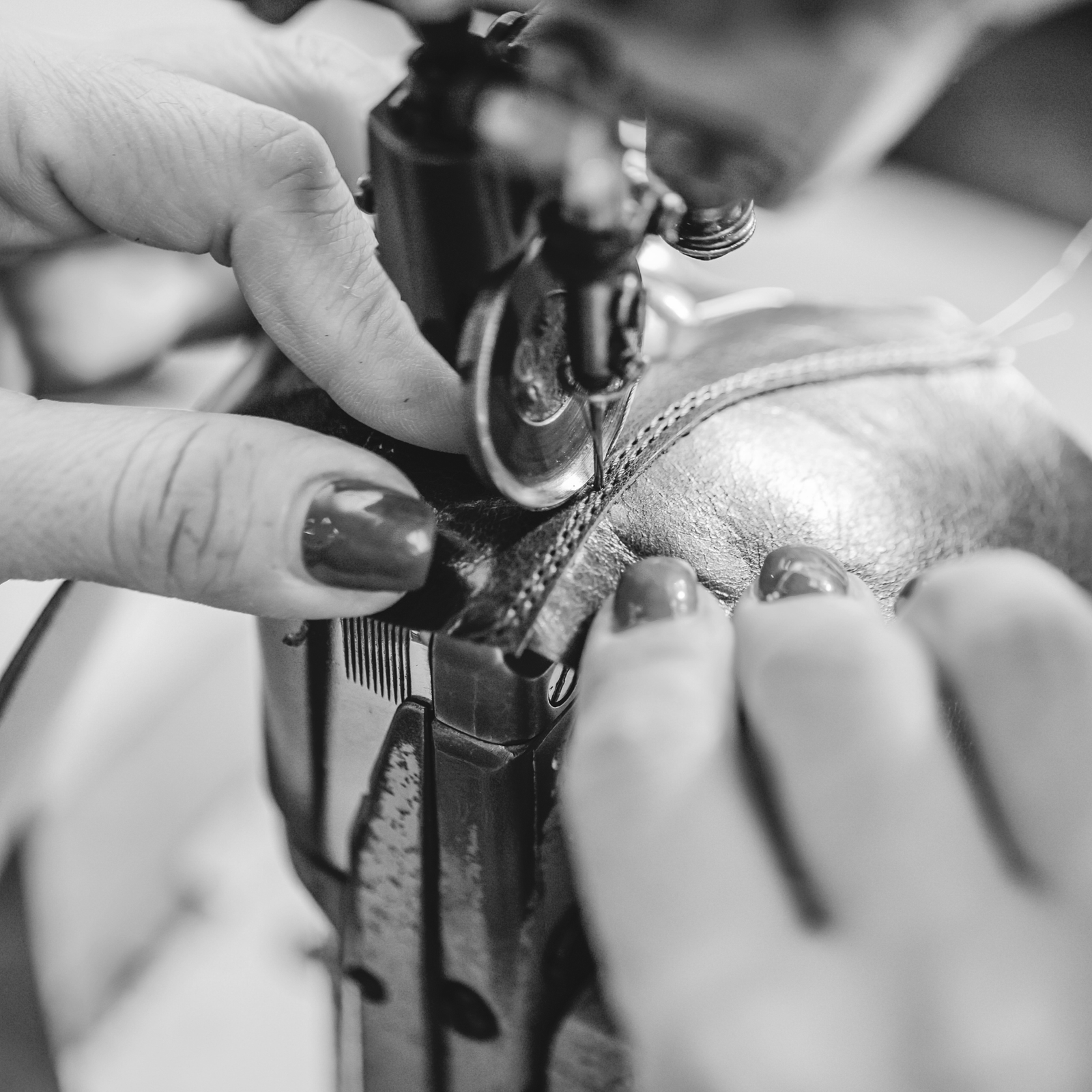 Giohel artisan hand-crafting a custom boot in Porto Sant’Elpidio, Italy